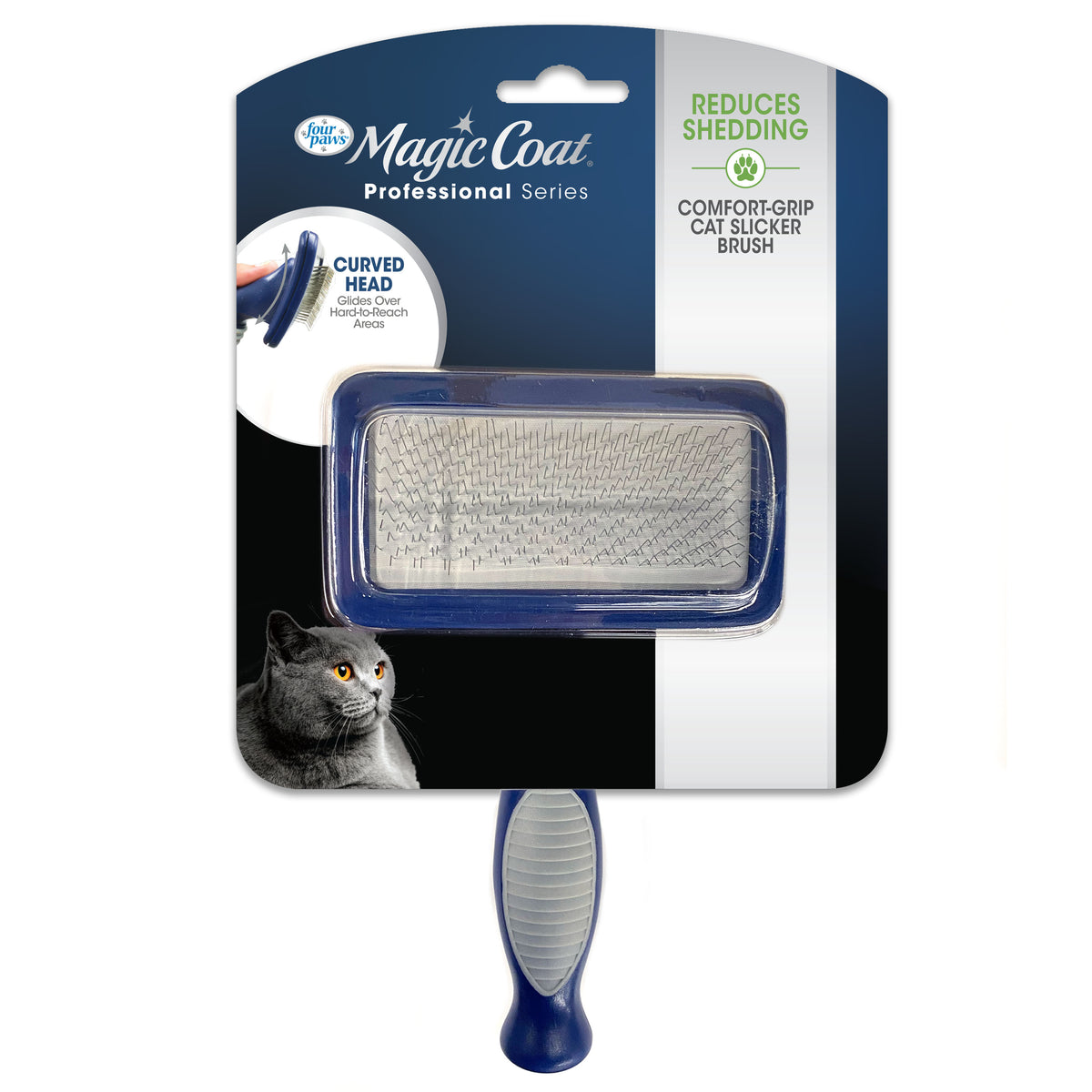 Magic Coat Gentle Slicker Wire Cat Brush
