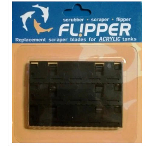 Flipper Cleaner Standard ABS Blades - 3pk - For Acrylic Tanks