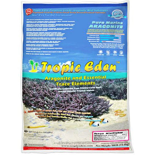 30 lb bag Miniflakes (aragonite crumbs, 2mm)