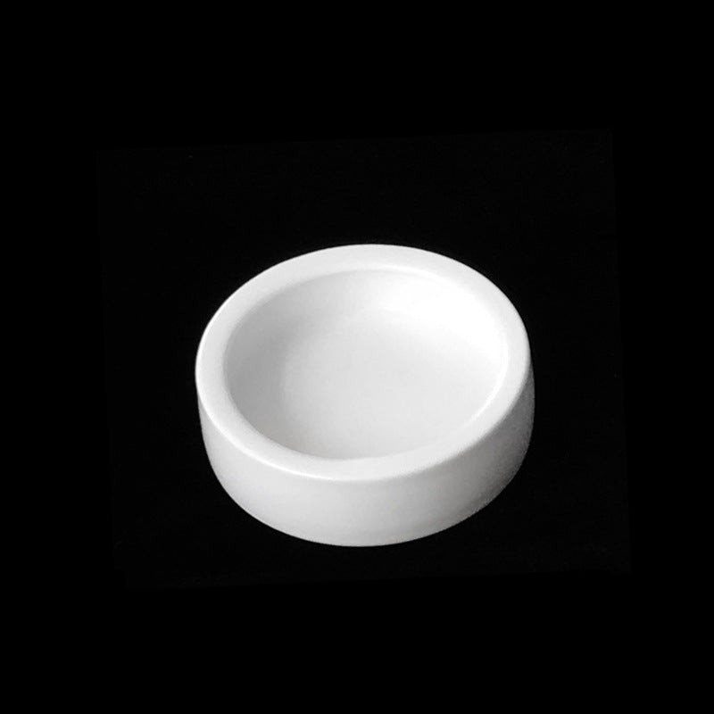 Escape-Proof Glazed Ceramic Live Feeder Dish