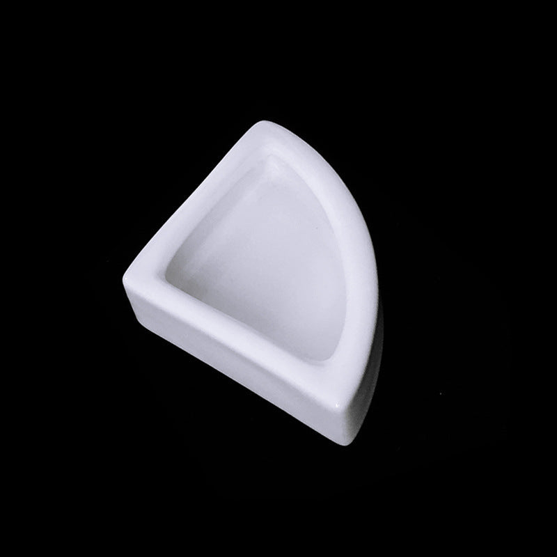 Escape-Proof Glazed Ceramic Live Feeder Dish