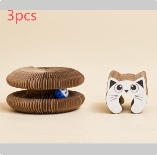 Creative Cat Scratch Board Decompression Grinding Claw Corrugated Paper Pet Toy Supplies