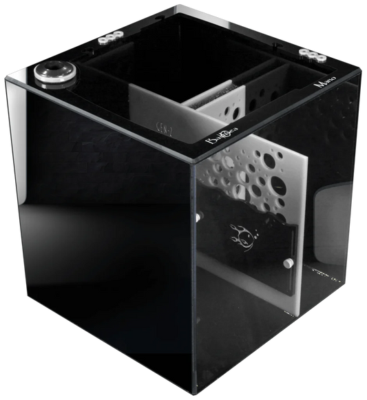 Bashsea 14x14x15 MANO Signature Series Sump - BLACK & WHITE