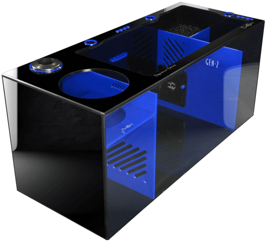 Bashsea 36x15x16" Royal Signature Series Sump - Black & BLUE