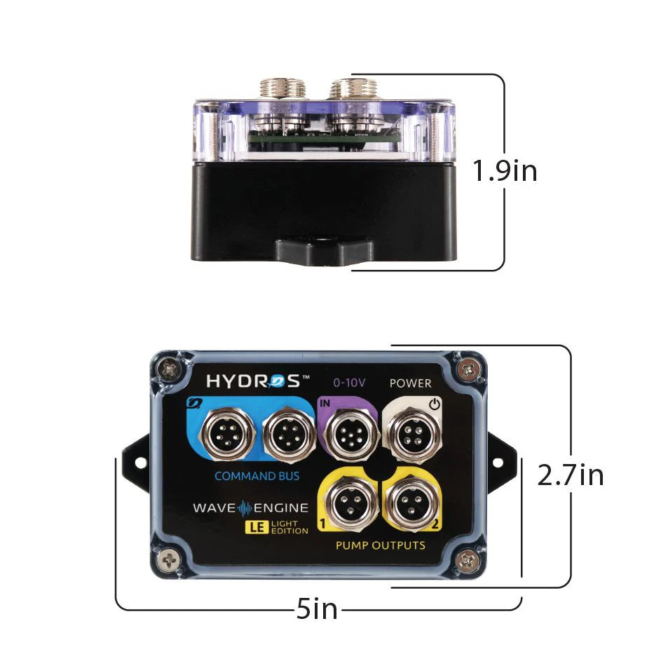 Icecap Gyre 4K Flow Pump with Hydros WE LE