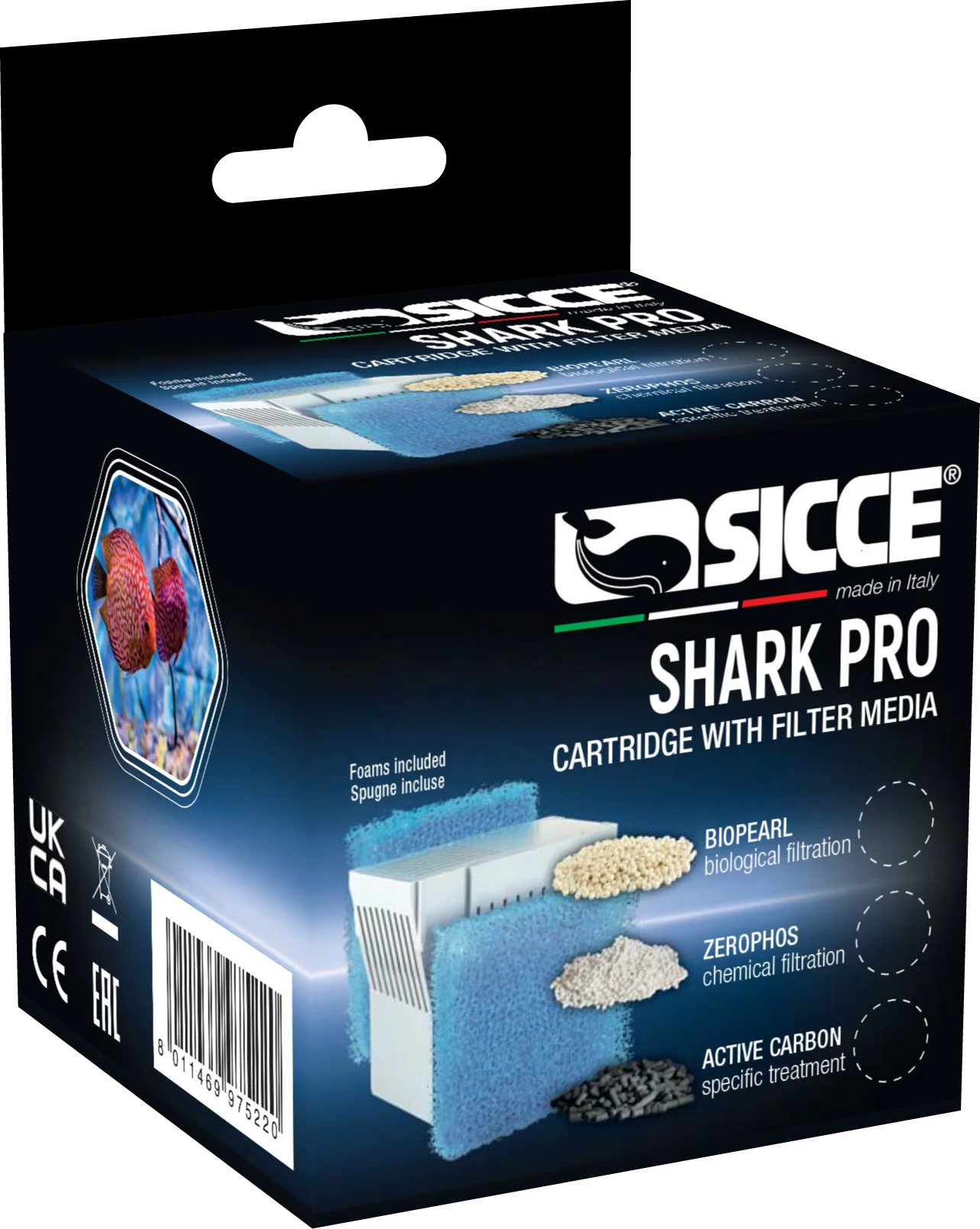 SHARK PRO Zerophos Cartridge with Sponge 20ppi