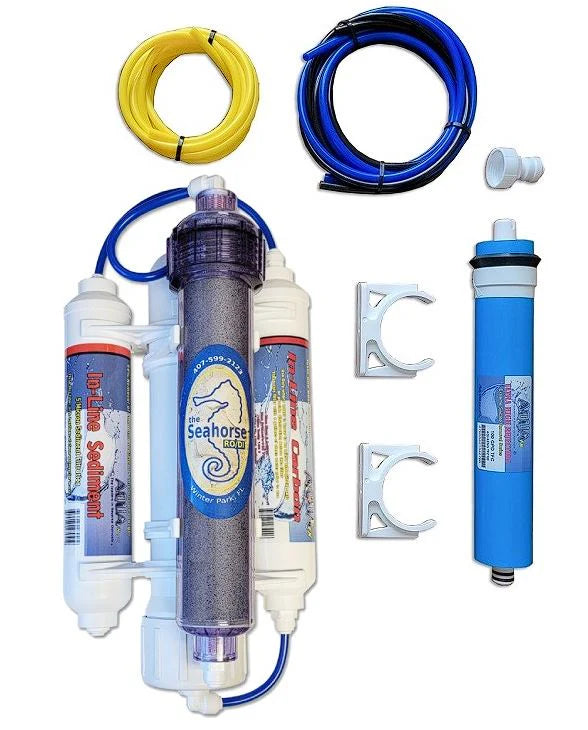 AquaFX Seahorse 4-Stage 100GPD Compact RO/DI System