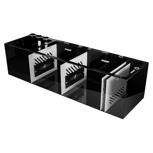 Bashsea 60x18x16" Pro Sump - White/Black