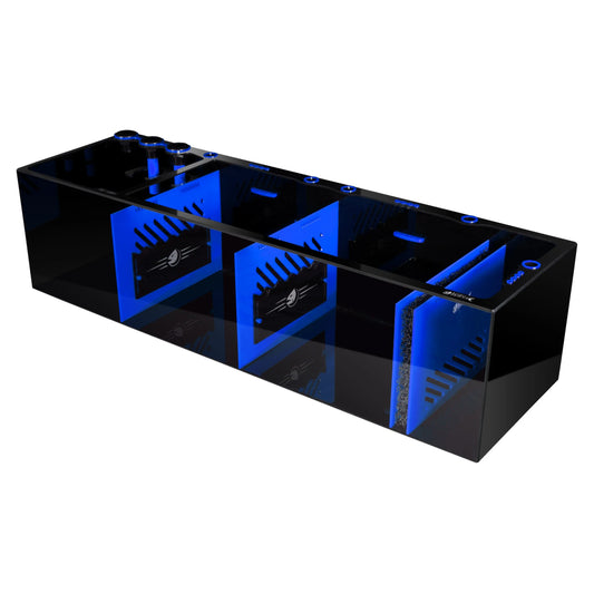 Bashsea 60x18x16 Pro Sump - BlueBlack