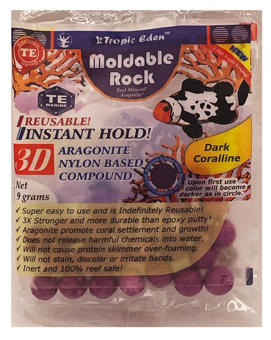 Tropic Eden 3D Moldable Rock - Dry Reef Rock 9 gram sample