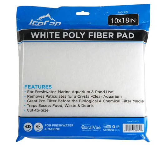 IceCap White Poly Fiber Pad