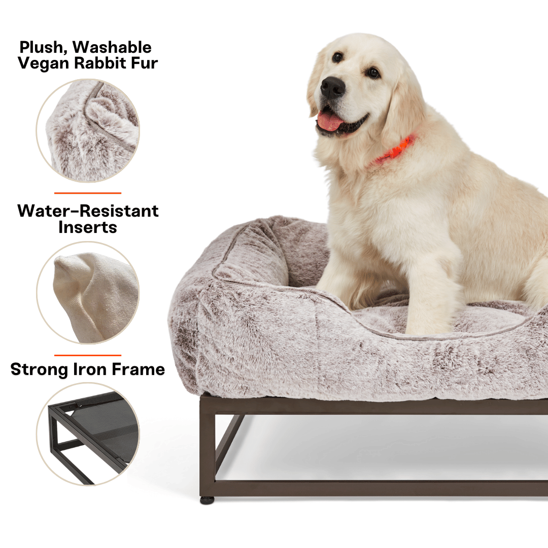 The FÜZI Dog Bed - Faux Fur