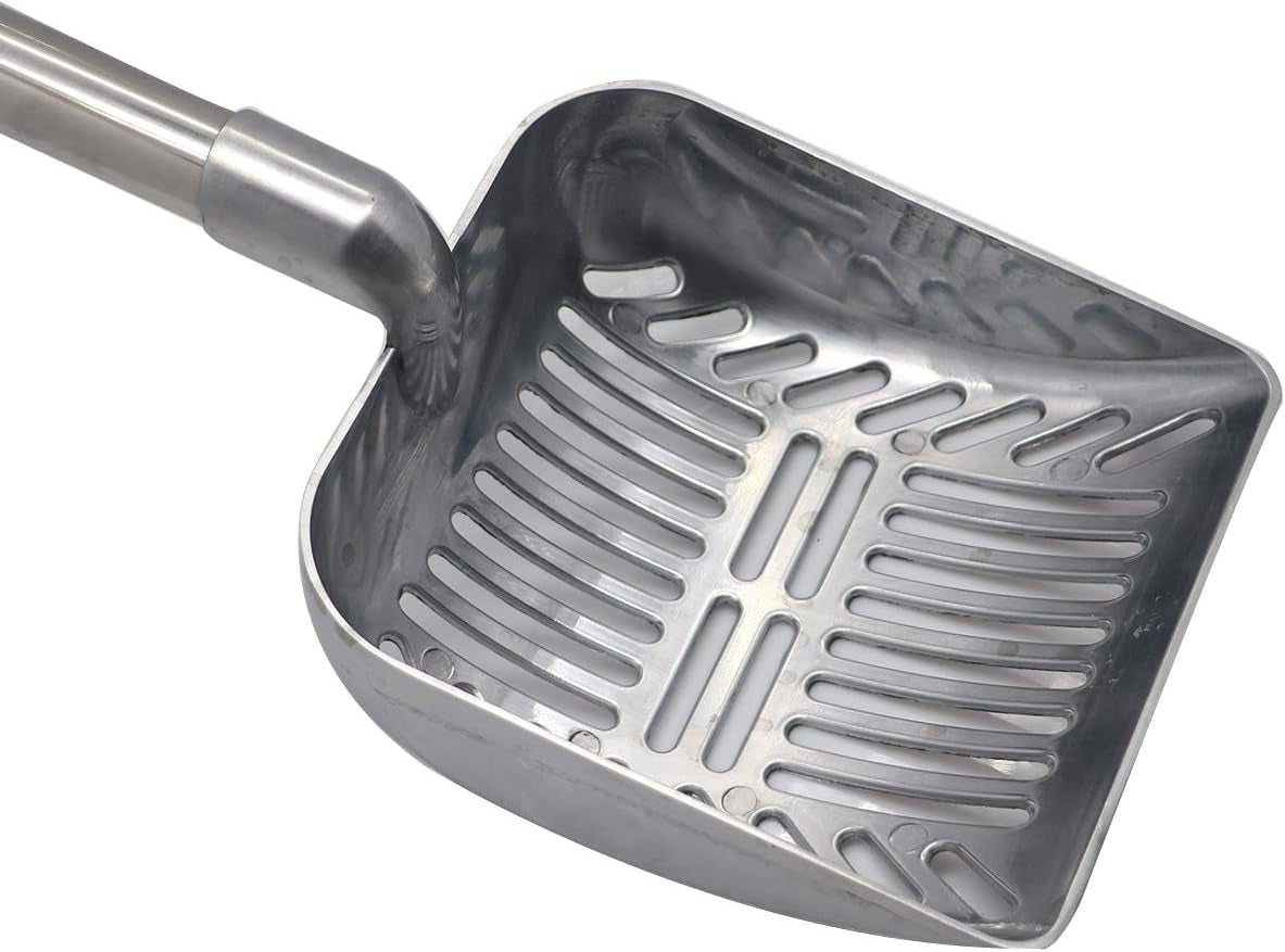 Cat Litter Scooper Metal Cat Litter Scoop Long Handle