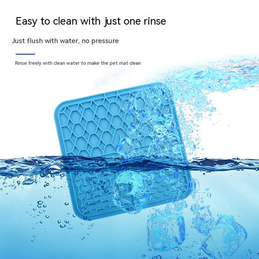 Silicone Pet Slow Food Tableware Bowl Suction Cup Dog Mat