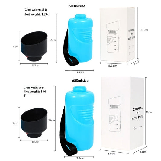 Portable Squeeze-style Dog Water Bowl And Cat Drinking Fountain