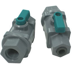 In-line Ball Valve - 1/4 inch Mur-lok x 1/4 inch Female NPTF