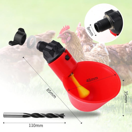 Chicken Water Bowl Poultry Automatic Drinking Bowl Chicken, Duck, And Goose Drinking Cup