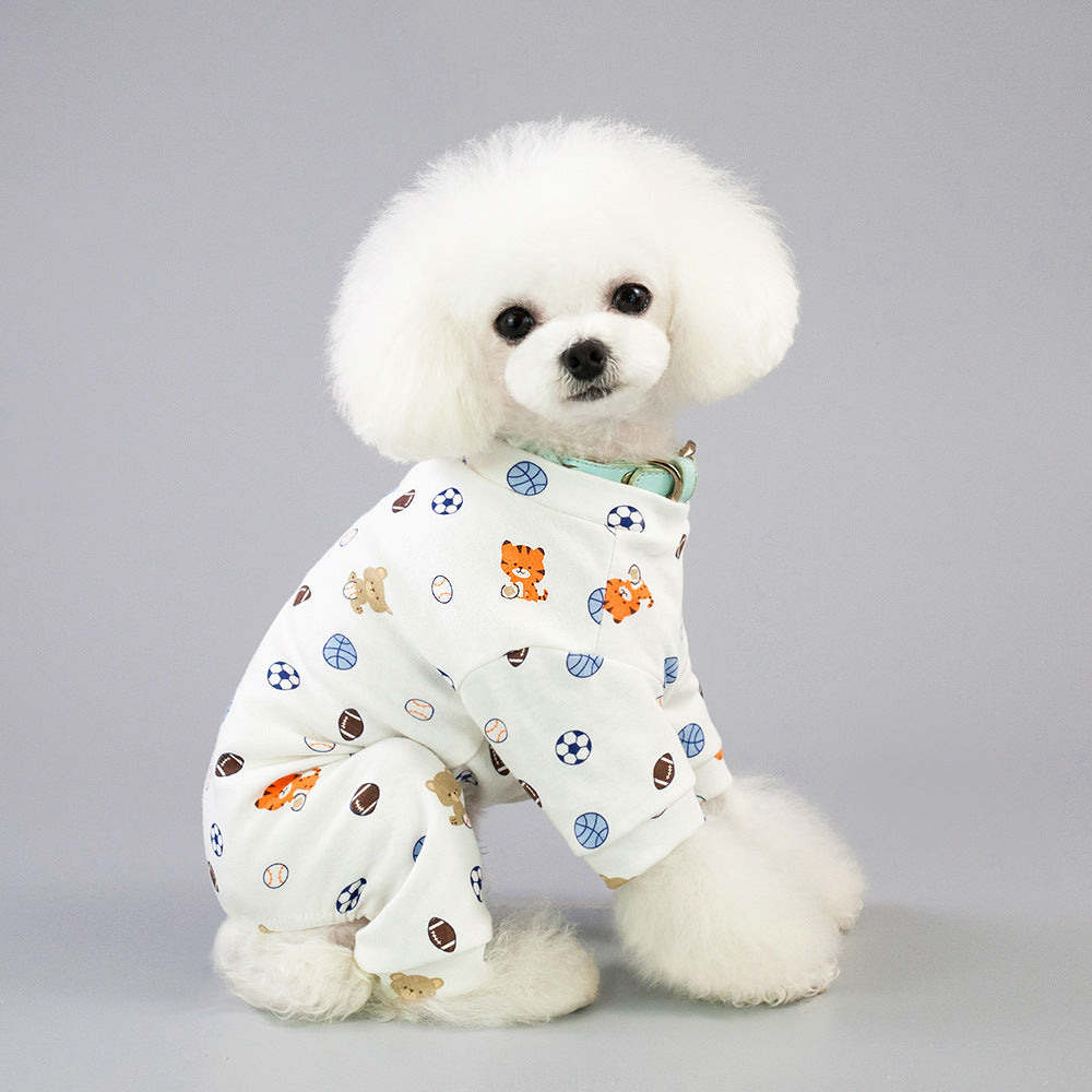 Pet Clothes Pajamas Five-color Home Wear