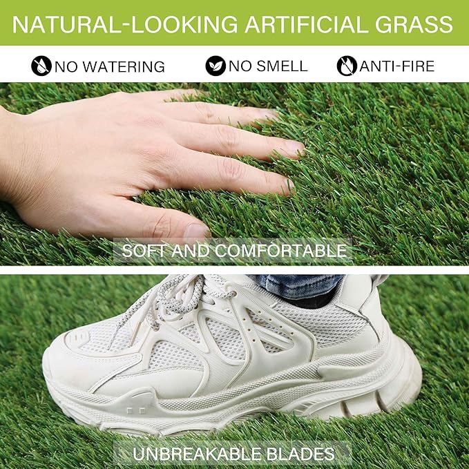 Fake Grass for Dogs to Pee on, Artificial Grass for Dogs , Dog Pee Pads Extra Large, Outdoor Grass Mats, Washable, 5x10FT Puppy Potty Training Rug, Strong Permeability, Washable