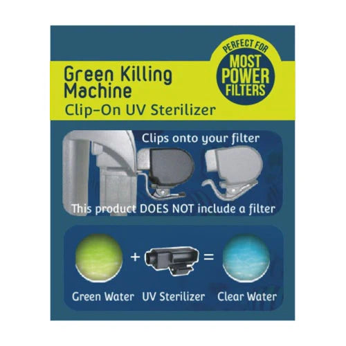 AA Green Killing Machine - Aquarium Clip-On UV Sterilizer