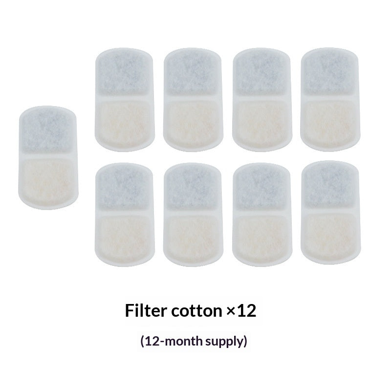 Cat Automatic Circulating Pet Water Fountain Filter Cartridge Cotton