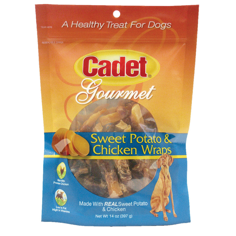 Premium Gourmet Chicken and Sweet Potato Wraps Treats