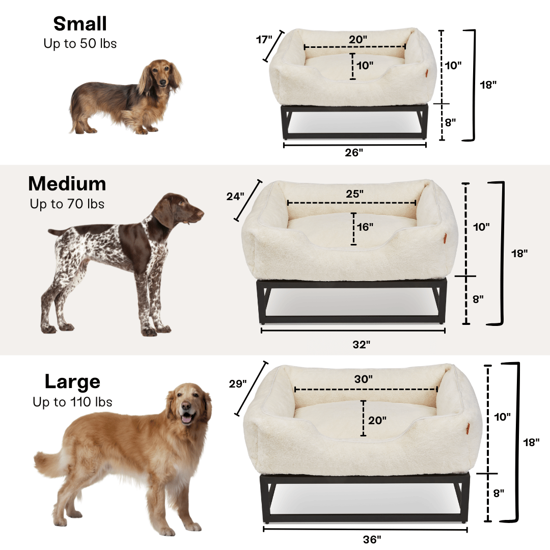 The FÜZI Dog Bed - Faux Fur