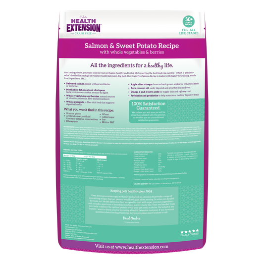 Grain Free Salmon & Sweet Potato Recipe