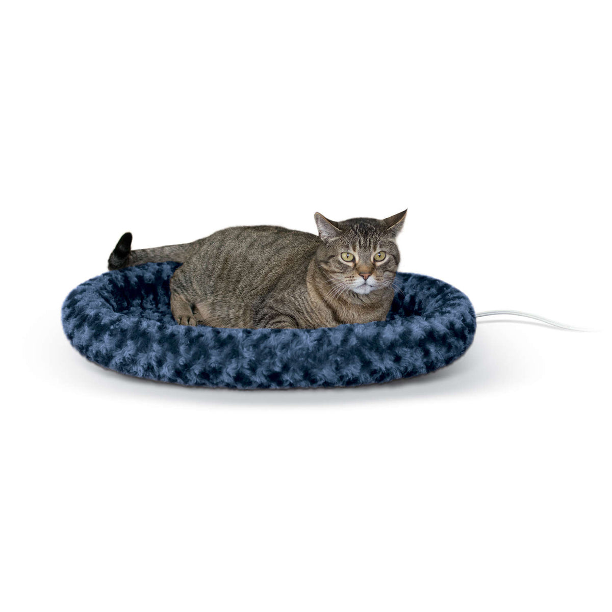 K&H Pet Products Thermo-Kitty Fashion Splash Bed Mocha 16" x 16" x 2"