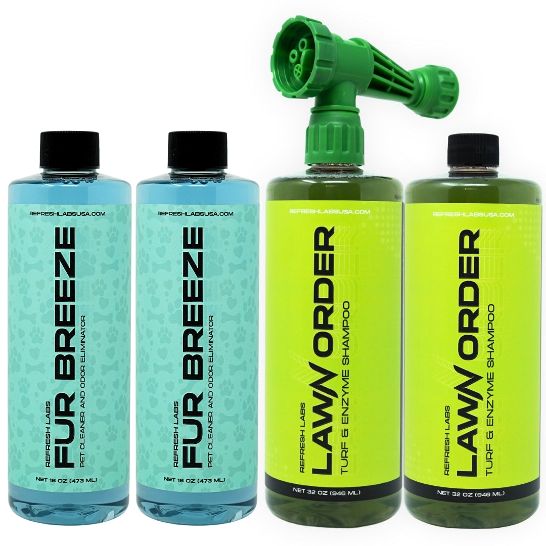 Pet Odor Reset Kit | Indoor & Outdoor Cleaners