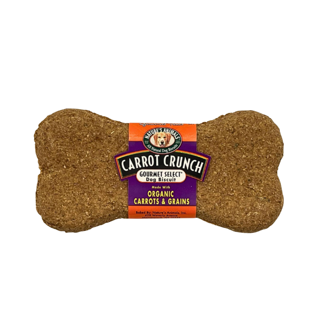 Nature's Animals Gourmet Select Organic Dog Biscuit Carrot Crunch
