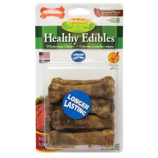 Healthy Edibles Longer Lasting Beef Treats Petite
