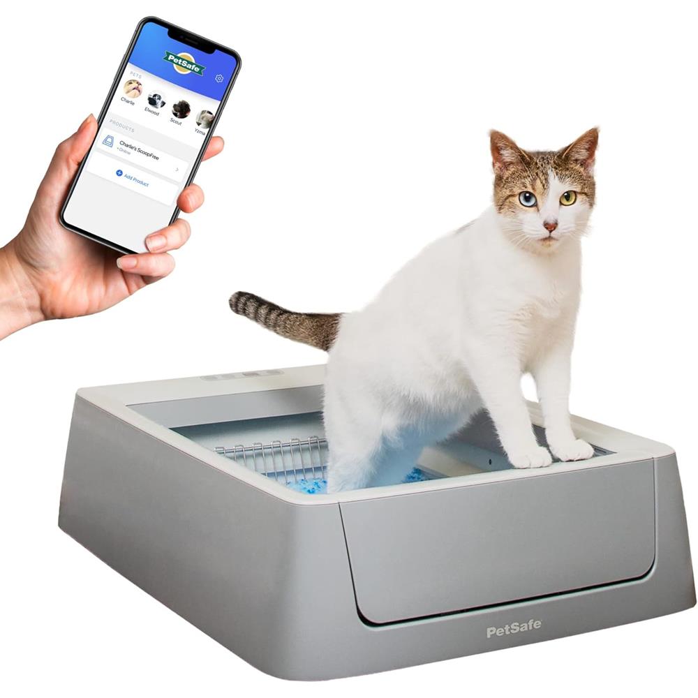 PetSafe ScoopFree Crystal Smart Self-Cleaning Litter Box
