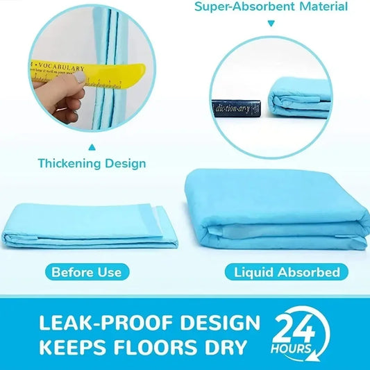 Super Absorbent Pet Diaper Dog Thick Pee Pads Quickdry Disposable Urine Nappy Mat For Cats Dog Diapers Deodorant Can Be Cut