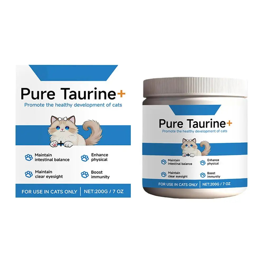 Cats Taurine Powder Gentle Formula Promote Healthy Growth Rich In Nutrients Cat Daily Care Supplements 200G