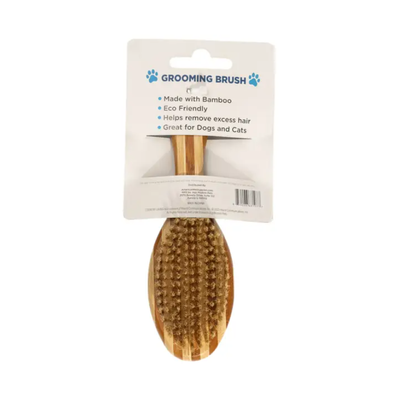 Country Living Dual-Sided Natural Wood Dog Brush - Ergonomic, Durable & Versatile
