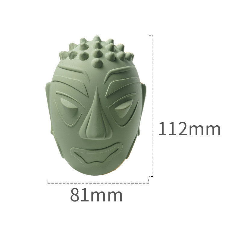 Rubber Retro Mask Voice Dog Toy