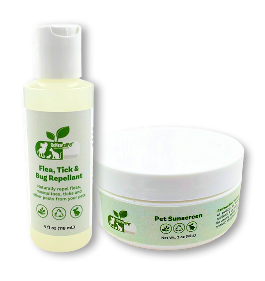 OUTDOOR SAFETY KIT/ Sunscreen & Flea/Tick/Bug Repellent