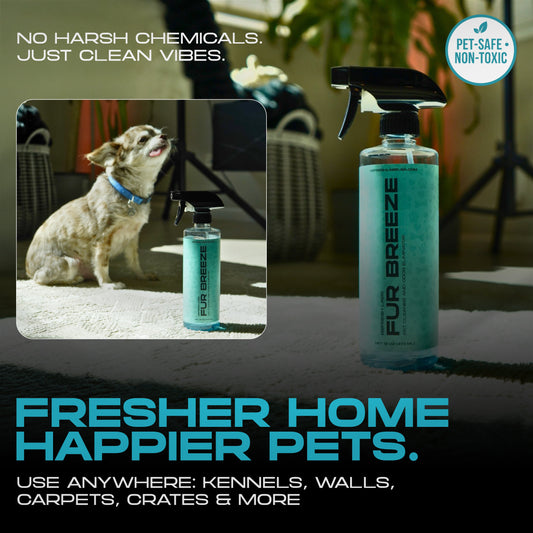 Fur Breeze Concentrated Pet Odor Eliminator | Fabric & Air Deodorizer