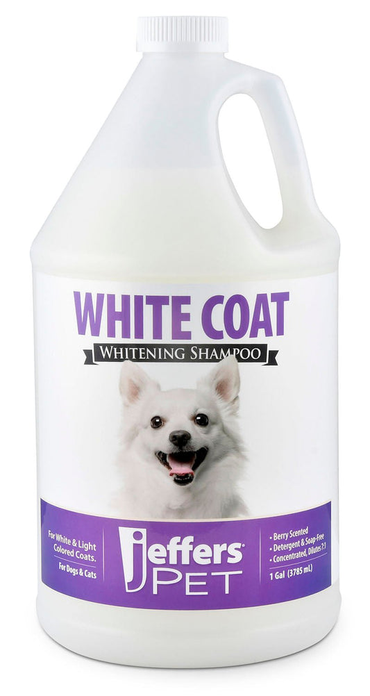 Jeffers Pet White Coat Whitening Dog & Cat Shampoo
