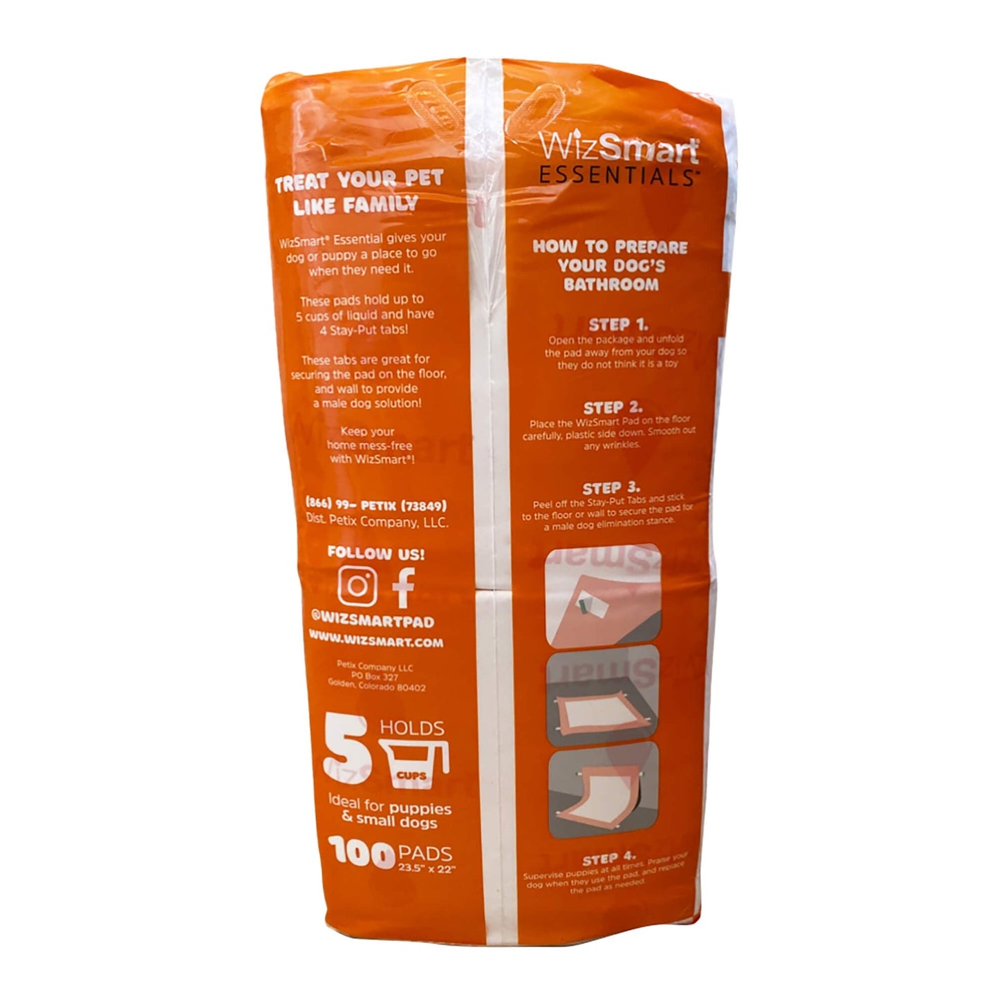 WizSmart Essentials Large Dog Training Pads for Puppies