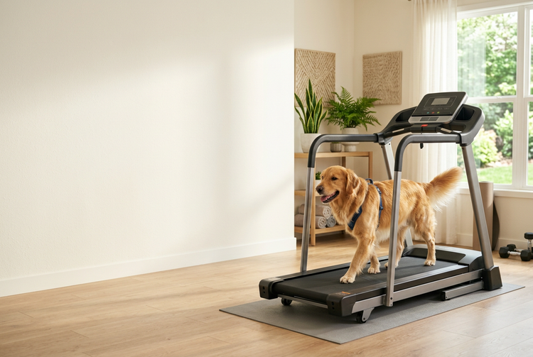 Dog treadmill banner