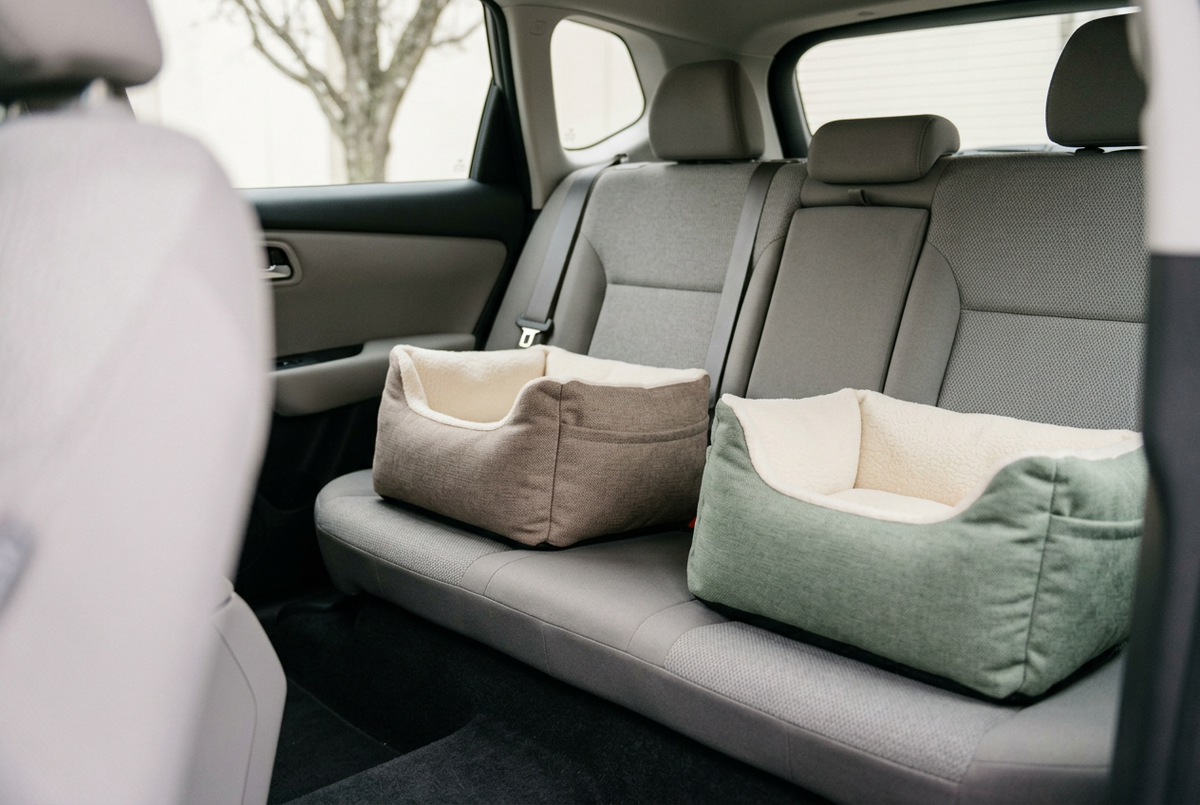 Pet car-seat banner concept
