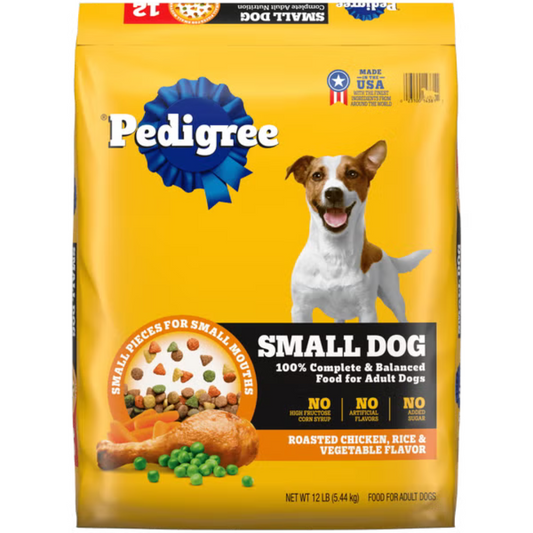 Pedigree Small Dog Complete Nutrition Chicken Dry Dog Food (12lb)