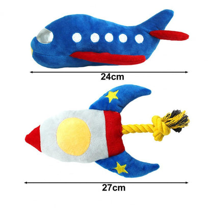 Dog Knot Plush Toy Cartoon Cotton Rope Pet Interactive Toy Cleaning Teeth Chew Toy Durable Braided Bite Resistant Pet Supplies