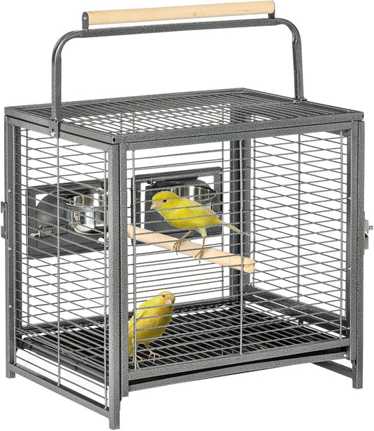 18" Heavy Duty Iron Travel Bird Cage Carrier
