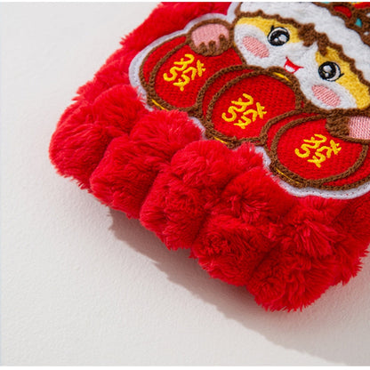 Dog Autumn And Winter, Puppy For The New Year, Golden Turtle Fleece For The New Year, Warm Fleece Coat, Small Dog, Cat And Pet Dog Clothes