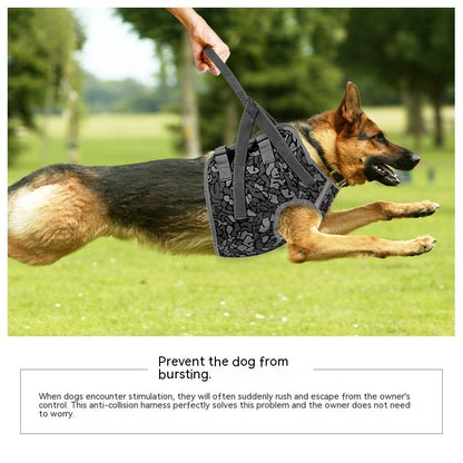 Anti-large Dog Explosion Punch Dog Chest Strap Medium Hand Holding Rope