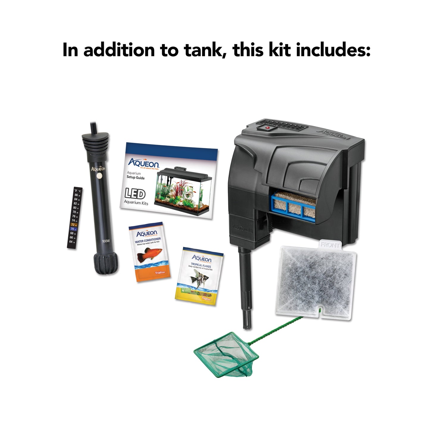 20 Gallon aquarium Starter Kit with LED Lighting