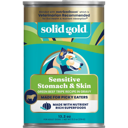 Solid Gold NutrientBoost Grain Free Green Beef Tripe Dog Pate (13.2oz)